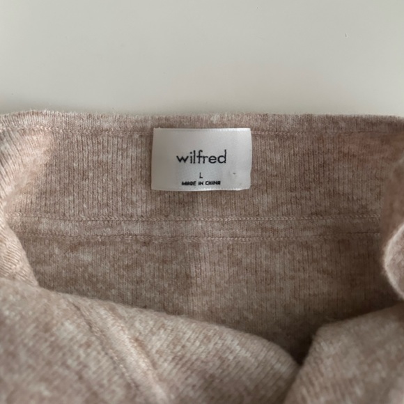 Aritzia Wilfred Cashmere Sicily Sweater Tank in Heather Light Oatmeal - Picture 4 of 9